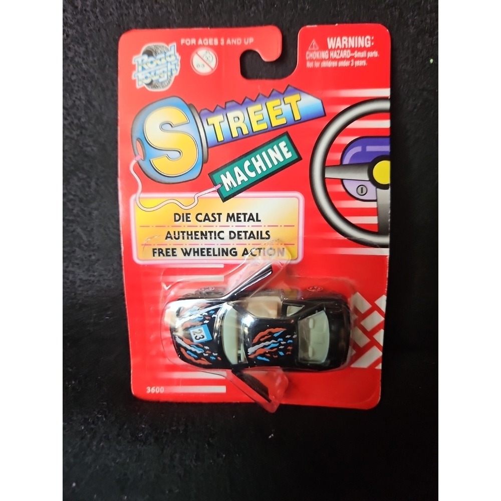 Yatming #23 Diecast Black Number 23 1/64 New In Package Race Car